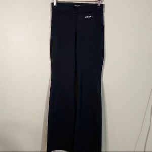 Bebe Sport Black Leggings Wide Leg Y2K 90's